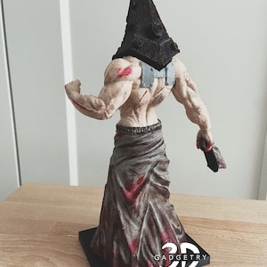 Silent Hill Pyramid Head Figure Handmade Horror Sculpture Video Game Collectible image 7