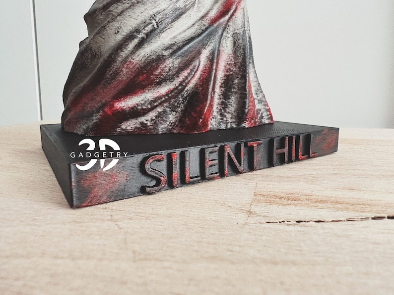 Silent Hill Pyramid Head Figure Handmade Horror Sculpture Video Game Collectible image 3
