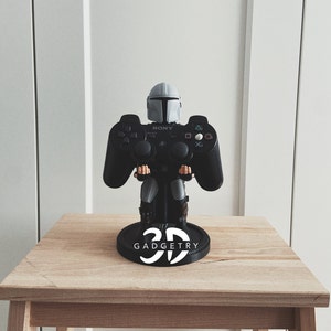 Mandalorian Controller , Phone Stand | Handcrafted Gaming Accessory , Decor | Holder for Gamers, Perfect Gift for Star Wars Fans