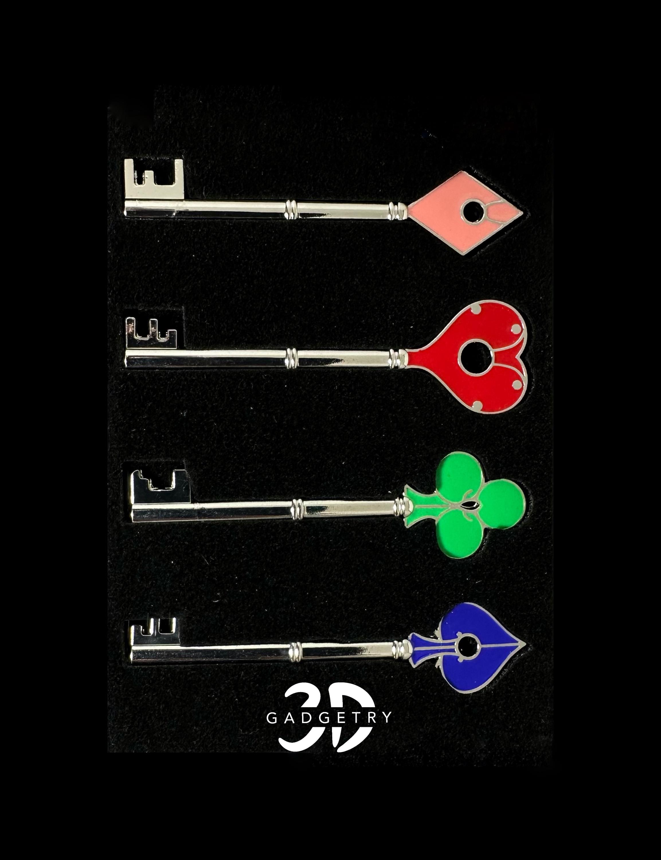 Key Proops Resident Evil Prop Precinct Keys Set - Game-inspired Key Props ...