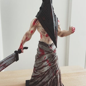 Silent Hill Pyramid Head Figure Handmade Horror Sculpture Video Game Collectible image 4