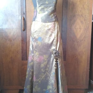 Vintage Steampunk Stijl Korset en Rok Vintage Dames Korset Bruidsmeisjesjurk Vintage Lange Rok Dames Formele Jurk Heksenjurk