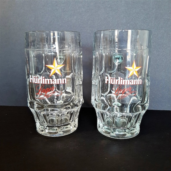 Vintage Beer Glasses Etsy
