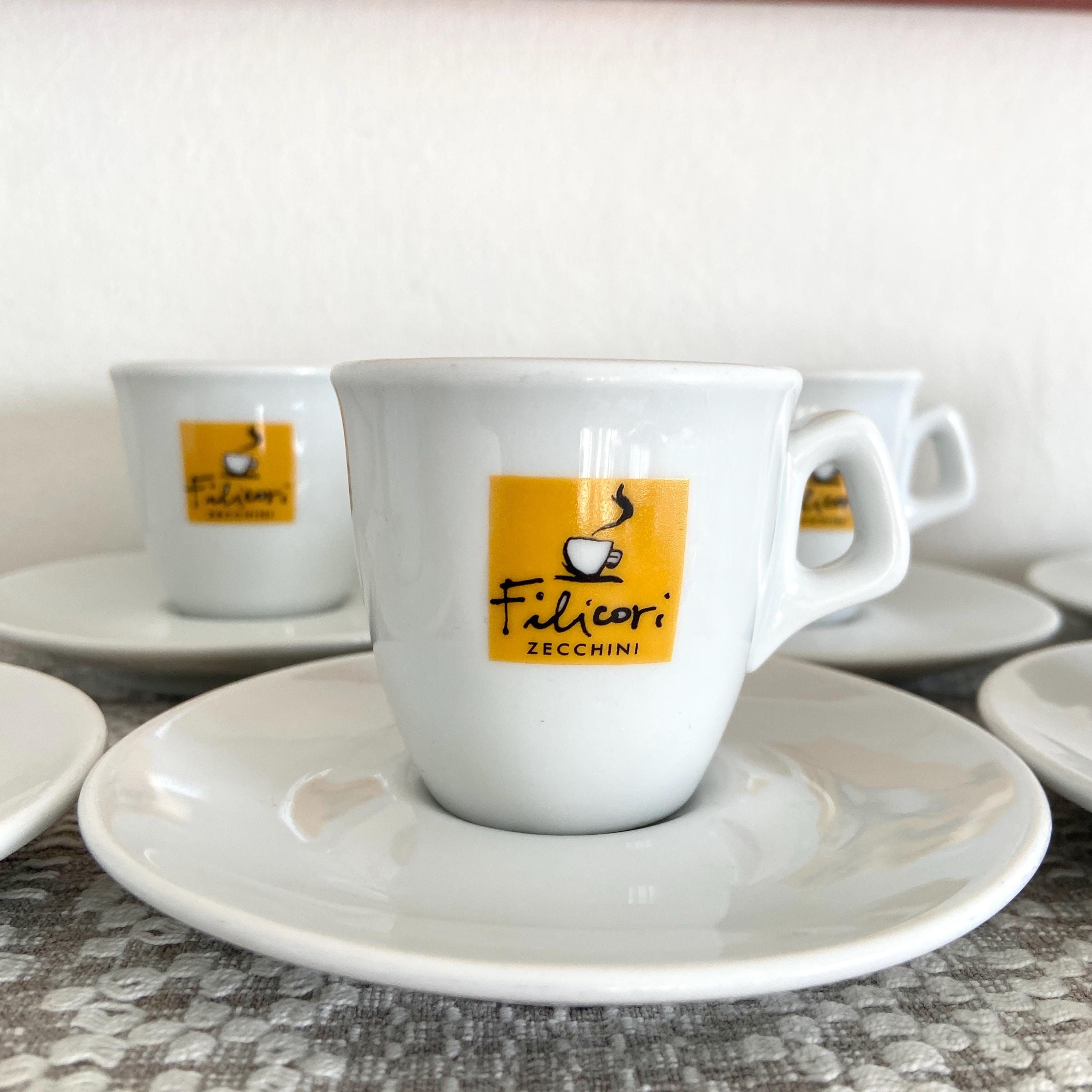 Lot de 6 Tasse à Café/expresso Orange BROSIO Les Cafés Folies