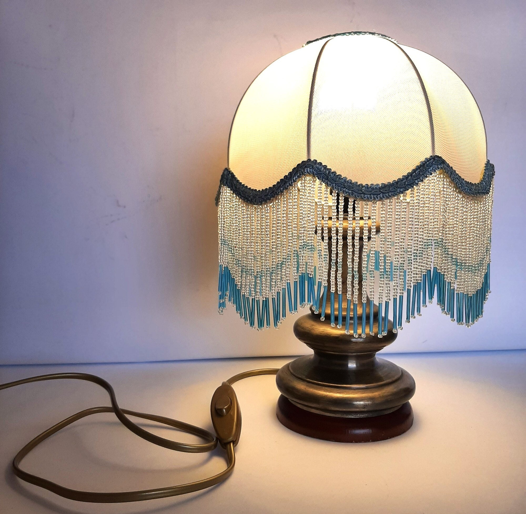 Relaxdays Lampada Da Tavolo Abat Jour Con Base In Marmo E Paralume In Stoffa Attacco E14 Hxd 41 X 25 Cm Beige