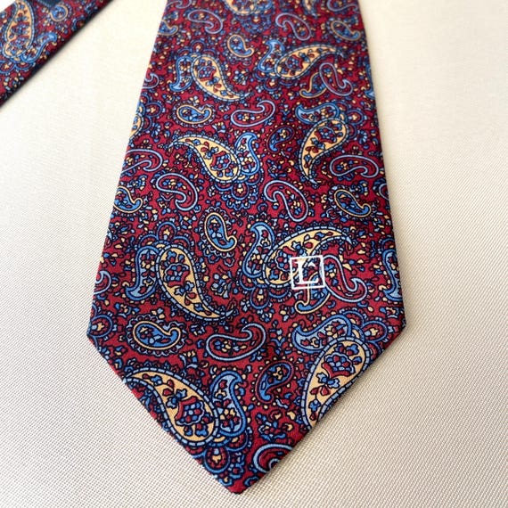 Cravate Homme En Soie Vintage Attore - Multicouleur - Accessoire Style Classique - Occasion