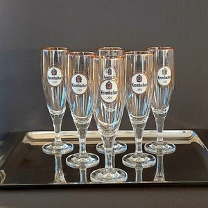 6 Rare Vintage Beer Glasses 90s Stemware Glasses Vintage Pint Glasses for Bars and Restaurants Collectible Glasses