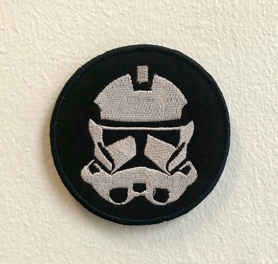 Star Wars Stormtrooper Embroidered Iron/ Sew-On Patch T-Shirt/ Shorts Badge