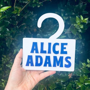 Personalized Carpool Name Tag | Back to School | Parent Pickup Identification Tag | School Pick Up Line Sign | School Car Line Sign