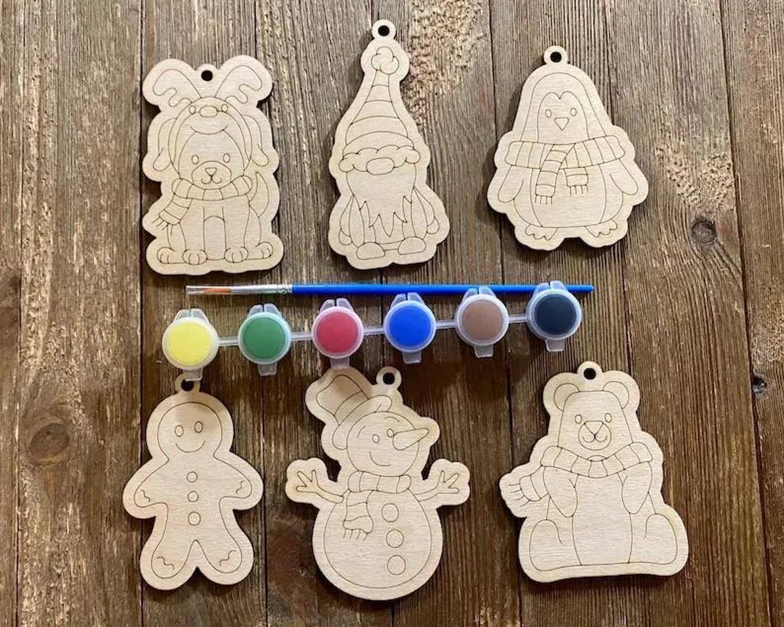 Exquisite Paint Your Own Ornament Kit Scene Art Exquisite Paint Your Own Ornament Kit Scene Art