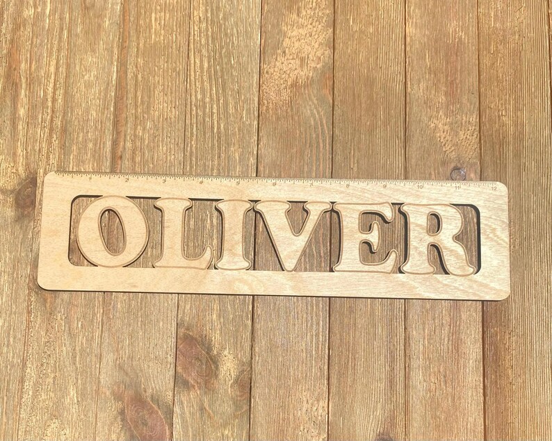 Custom Personalized Ruler for Kids School Gift | Back to School Gift ...