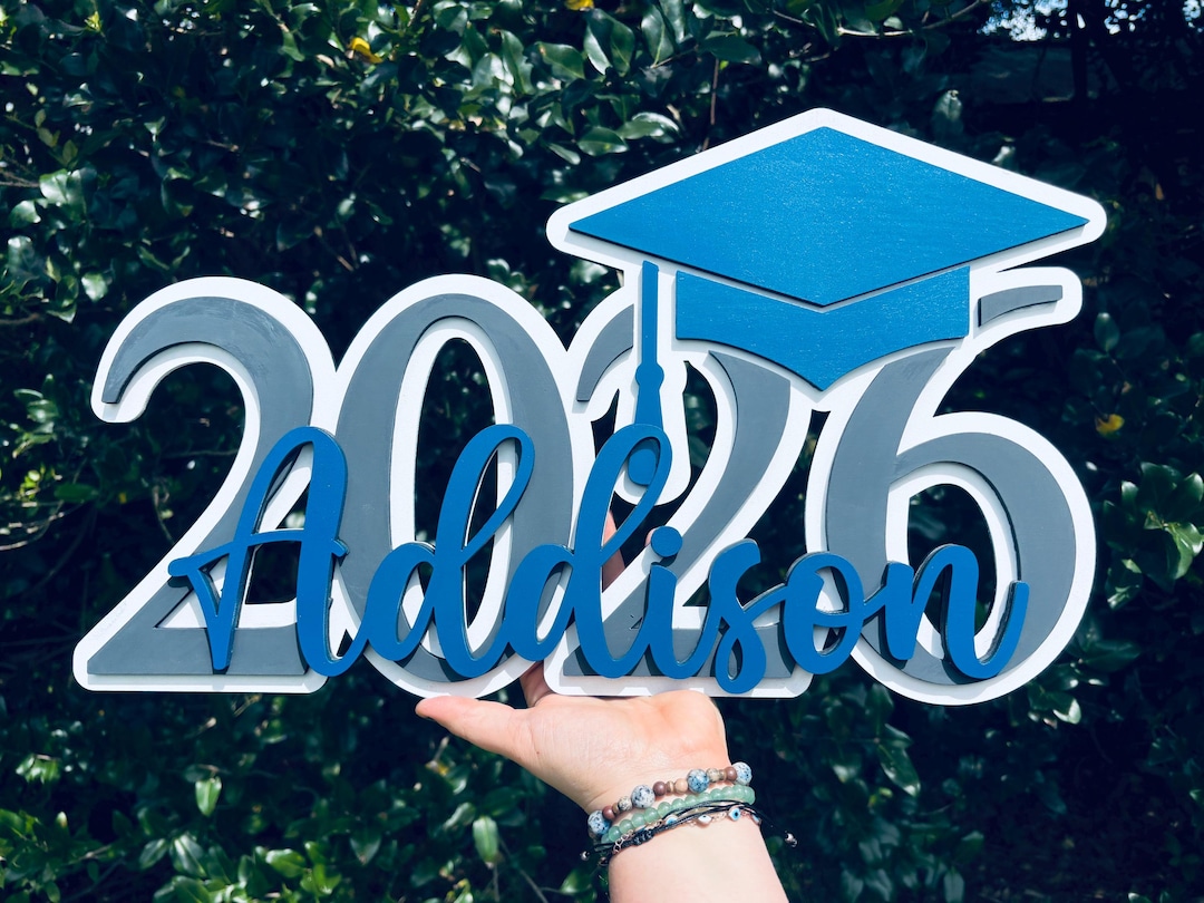 Graduation Name Sign 2026 | Any Year| 2026 Graduation Sign Personalized ...