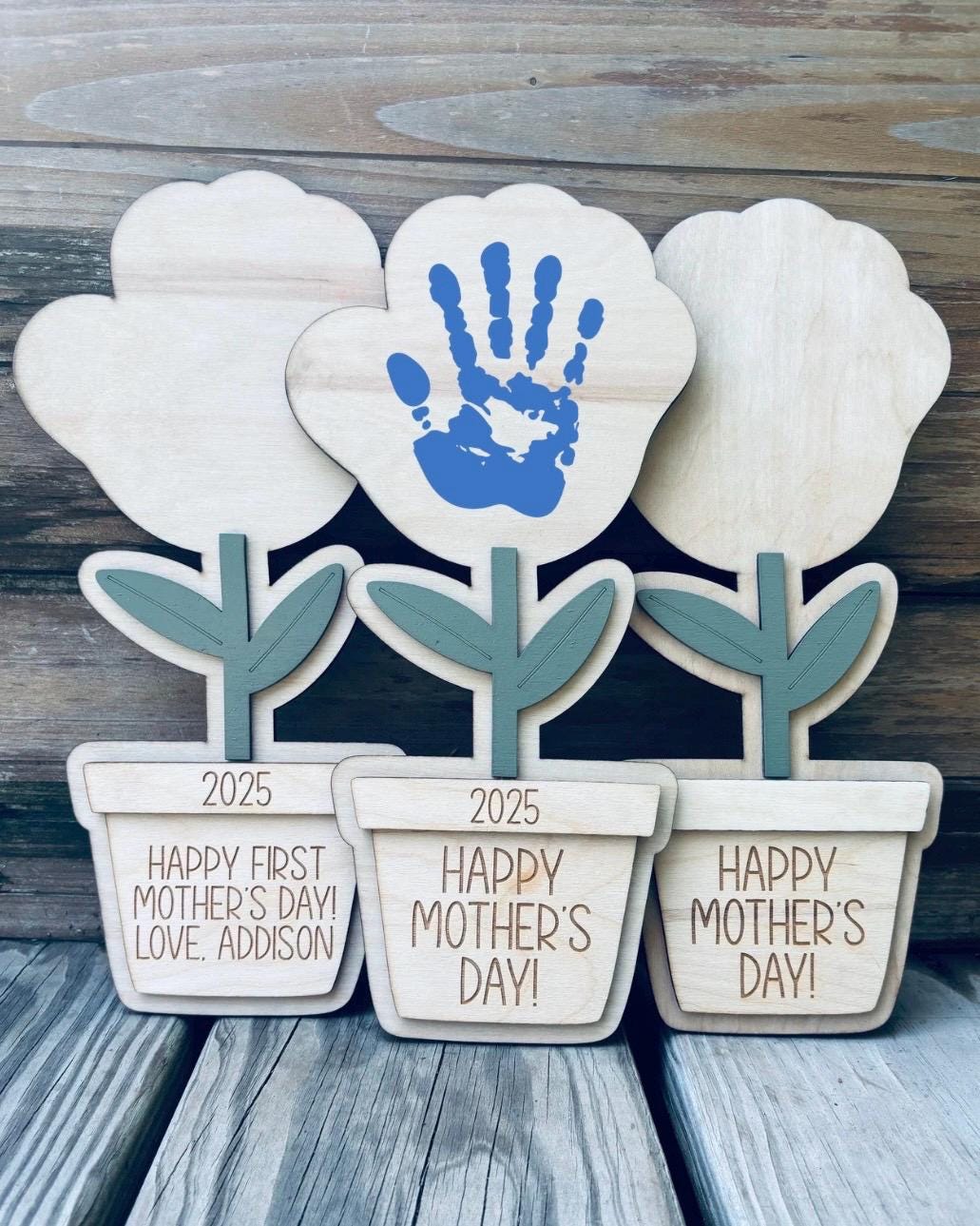 Mother's Day Keepsake | Handprint Flowerpot | Kids Handprint