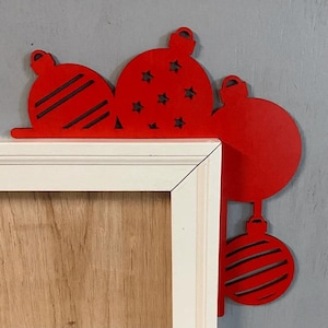 Holiday Ornament Décor | Christmas Decor | Christmas Ornament Decor | Window Decor | Door Decor | Renter Friendly Décor