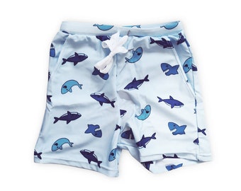 Friendly Shark Baby Board Shorts