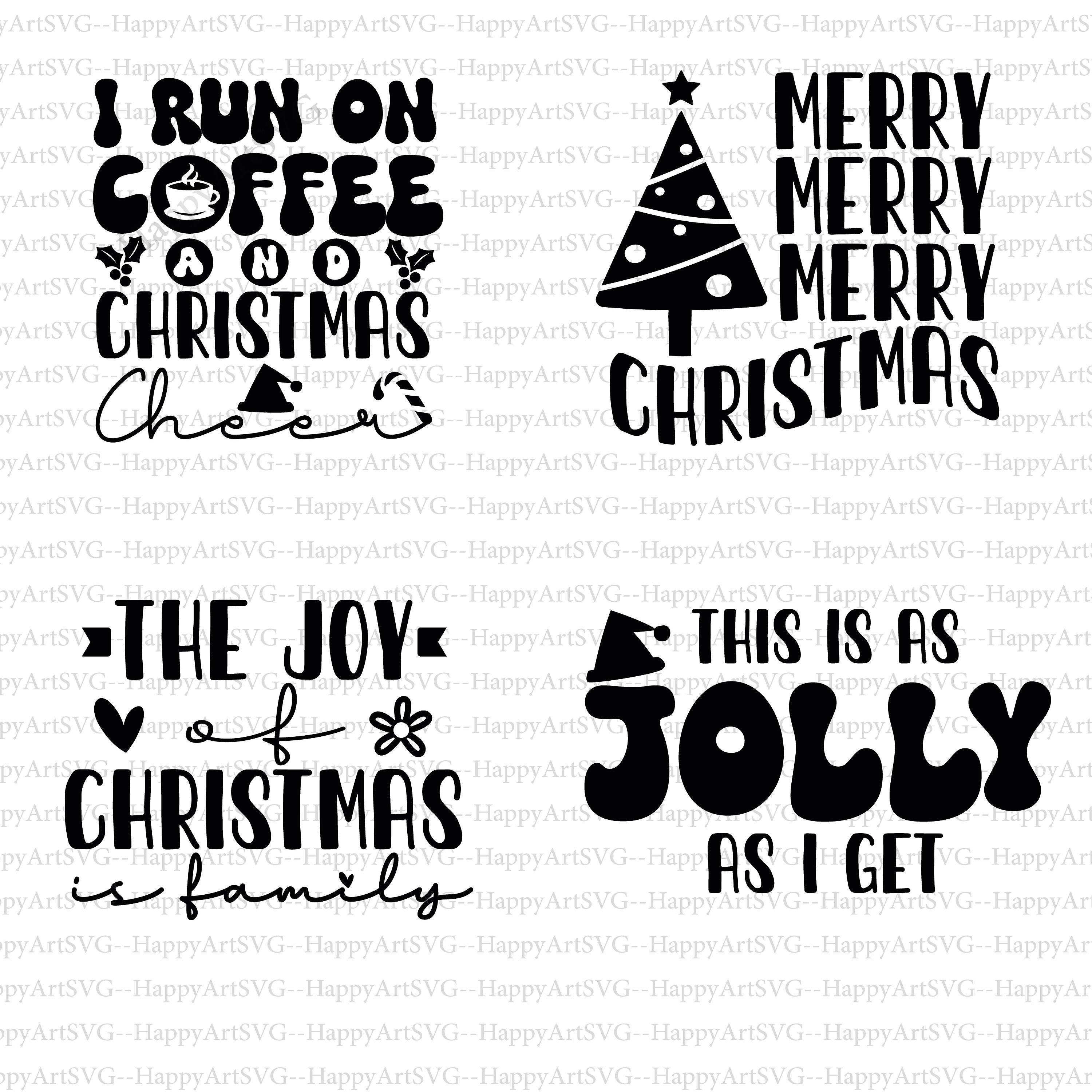 Christmas Quotes SVG Bundle, Funny Christmas Svg , Winter Svg, Santa