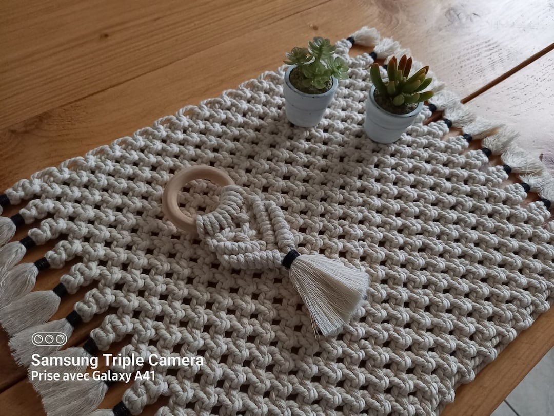 Macramé Placemats Etsy