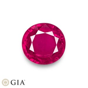4.01 Ct. Ruby - Mined in Mozambique - Certified by GIA & GRS - Oval, 9.14 x 8.77 x 4.98 mm - Natural, Untreated - Pinkish Red - &quot;Rare&quot;