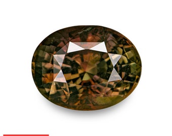 5.55 Ct. Alexandrite - Mined in Tanzania - Certified by GRS - Oval, 10.94 x 8.56 x 7.61 mm - Natural, Untreated - "Exceptional"