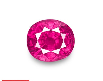 3.94 Ct. Ruby - Mined in Burma - Certified by GRS - Oval, 9.18 x 8.23 x 6.14 mm - Natural, Untreated - &quot;Collector Grade&quot;