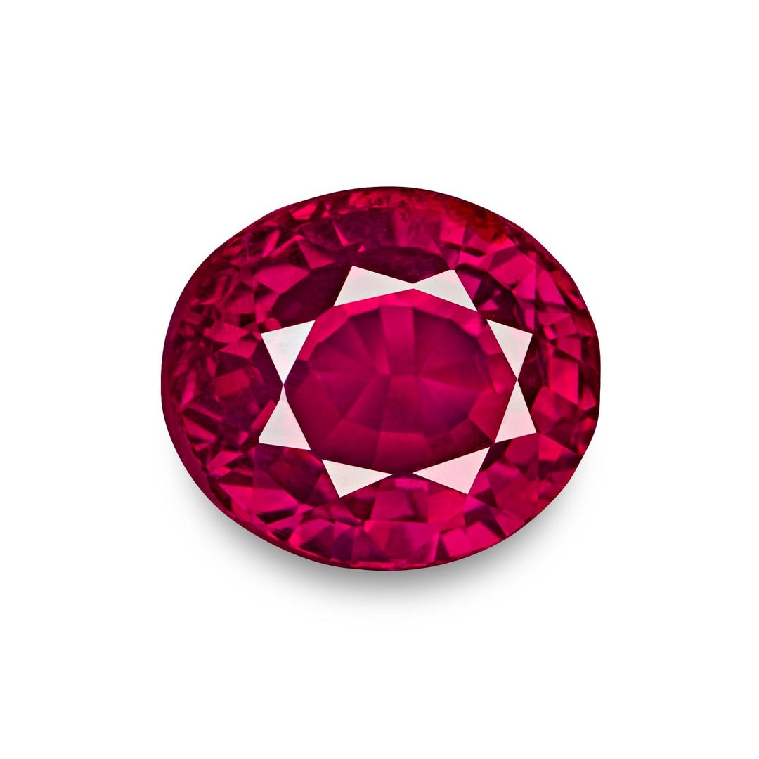 Remarkable Ruby 1.71 Ct. Ruby - Mined in Sri Lanka - Oval, 6.96 X 6.09 X 4.40 Mm ...