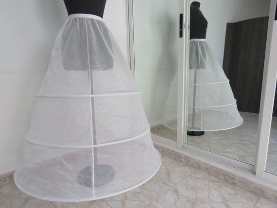 Bridal Petticoat, Petticoats Unique Size, 3 Hoop Underskirt, Wedding  Petticoat, Crinoline Bridal Wedding, One-tiered Netted Petticoat, Skirt -   Canada