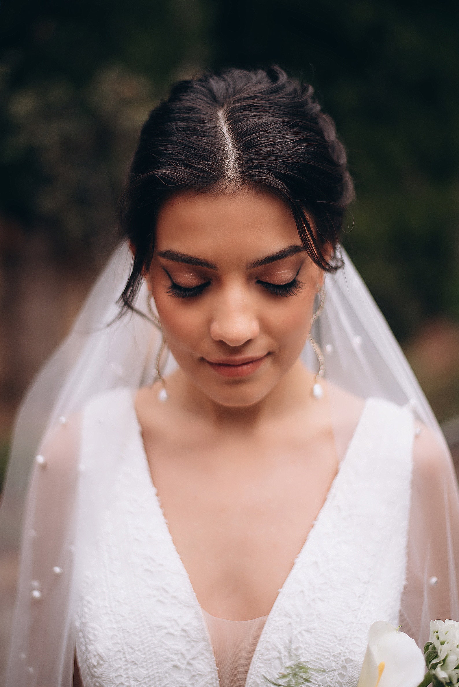 Boho Wedding Dress, Long Ivory Wedding Dress, Simple White Wedding