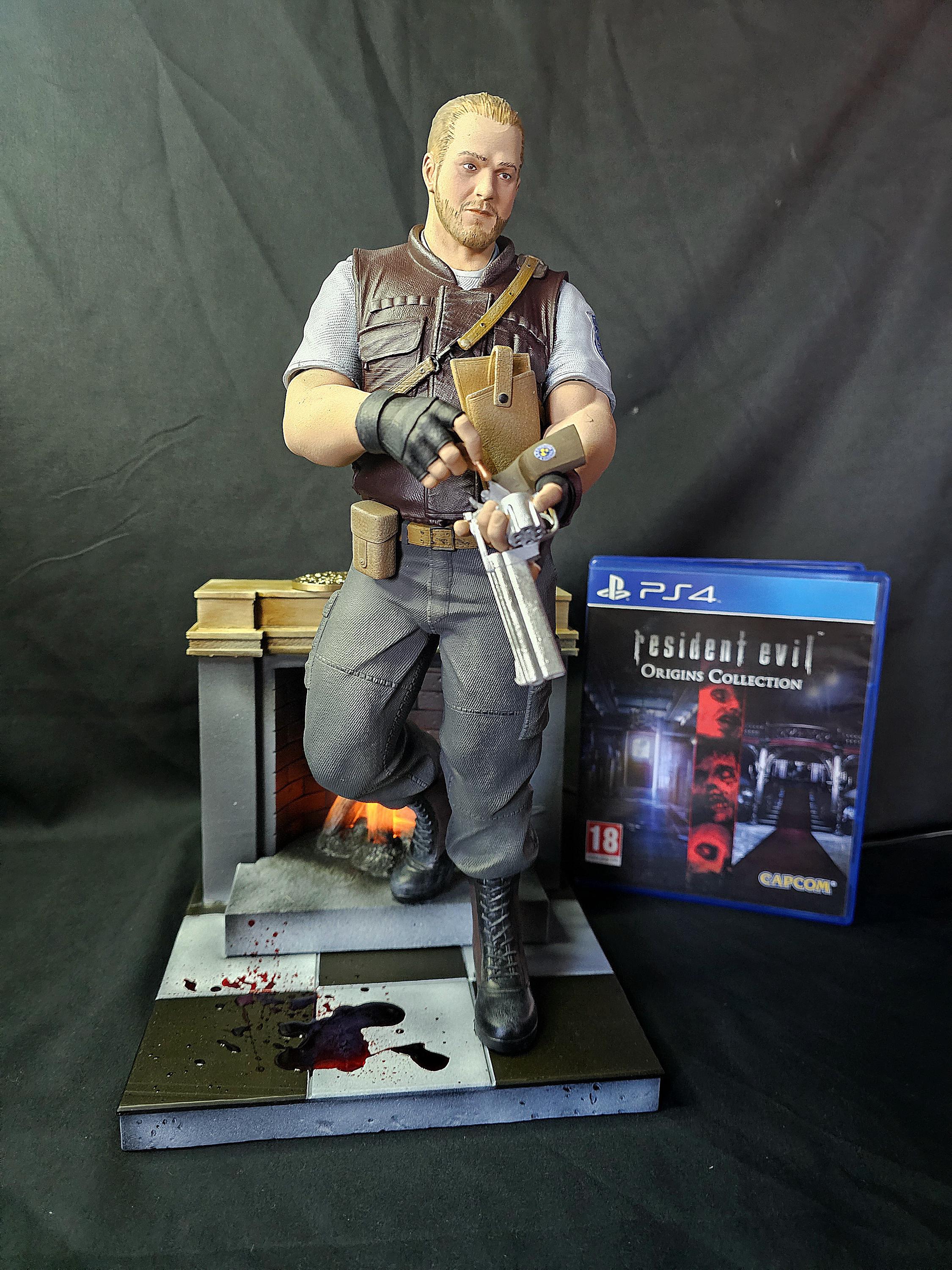 1/6 バイオハザード バリー・バートン プレミアム スタチュー & ジオラマ (LED 点灯) - Etsy 日本