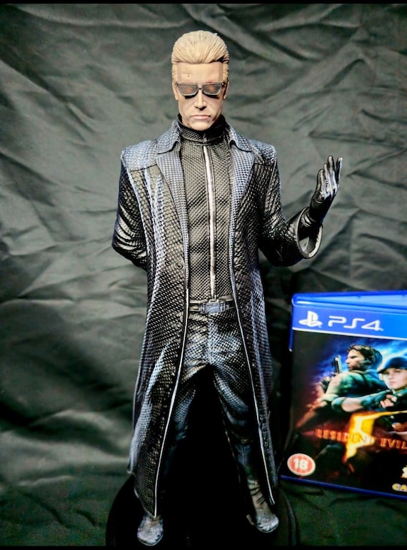 1/6 ウェスカー風　フィギュア　中古 1/6スケール バイオハザード5 アルバート・ウェスカー 交換用ヘッド