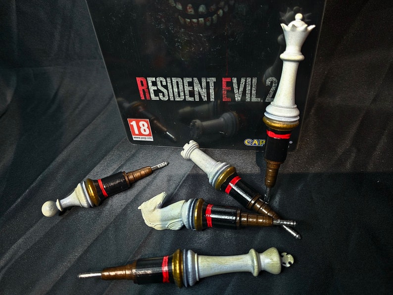 Re2 Remake Rook Plug Resident Evil 2 Plugs All 6 Included! 1:1 Prop Replica - Etsy