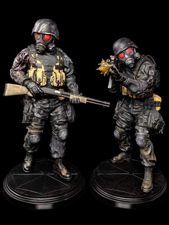 ゴースト＆ハンク U.S.S 1/6 ダブルパックスタチュー（バイオハザード2
