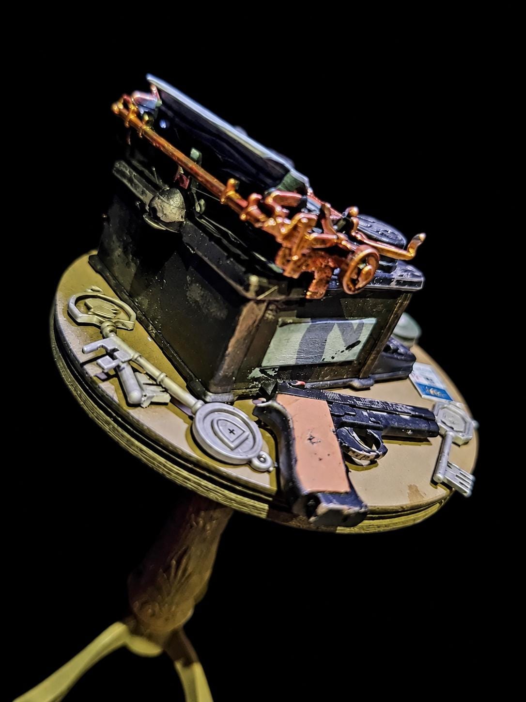 バイオハザード対応 1/6スケール タイプライター、テーブル、キー