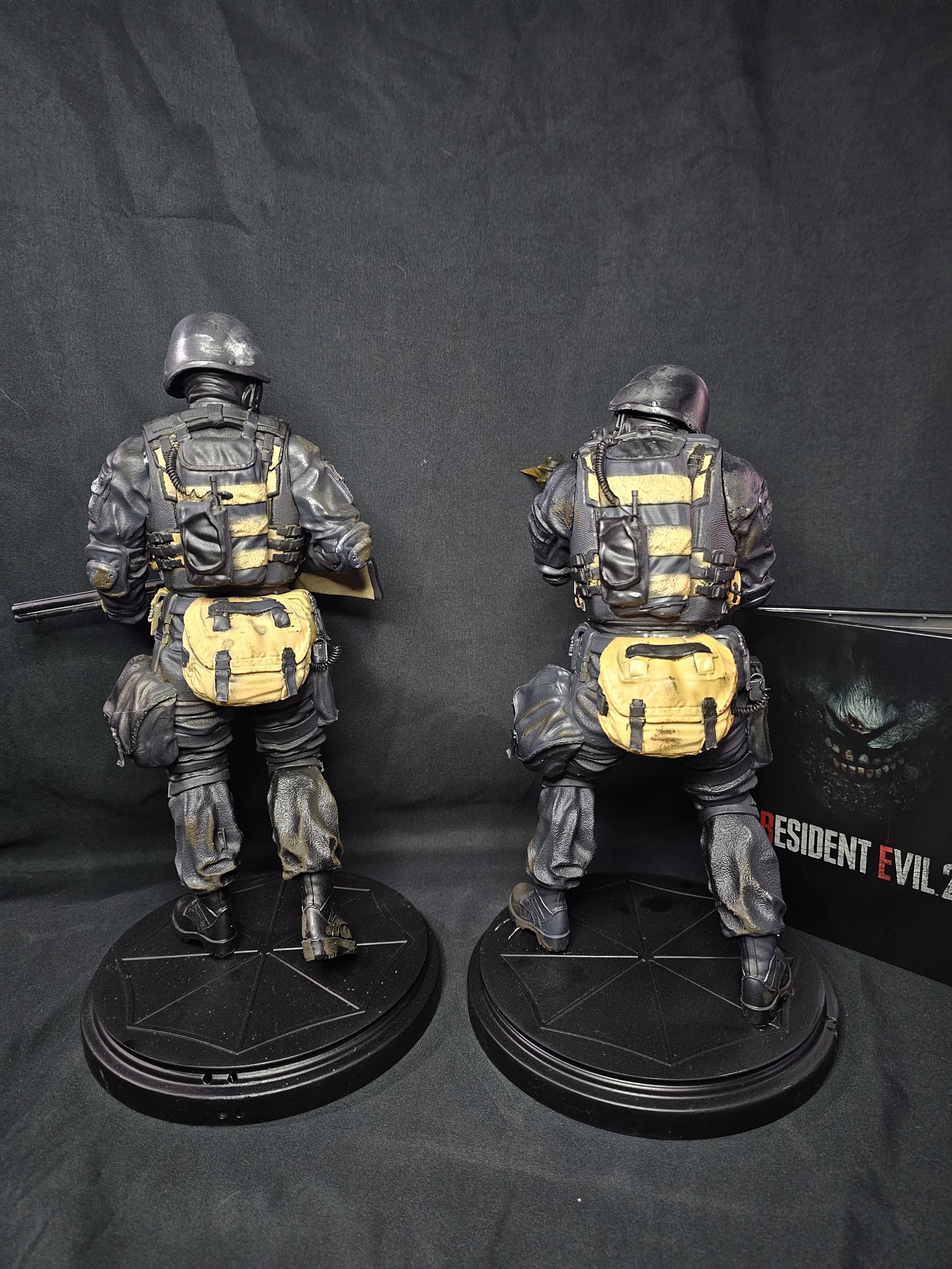 ゴースト＆ハンク U.S.S バイオハザード2 1/6 ダブルパック スタチュー