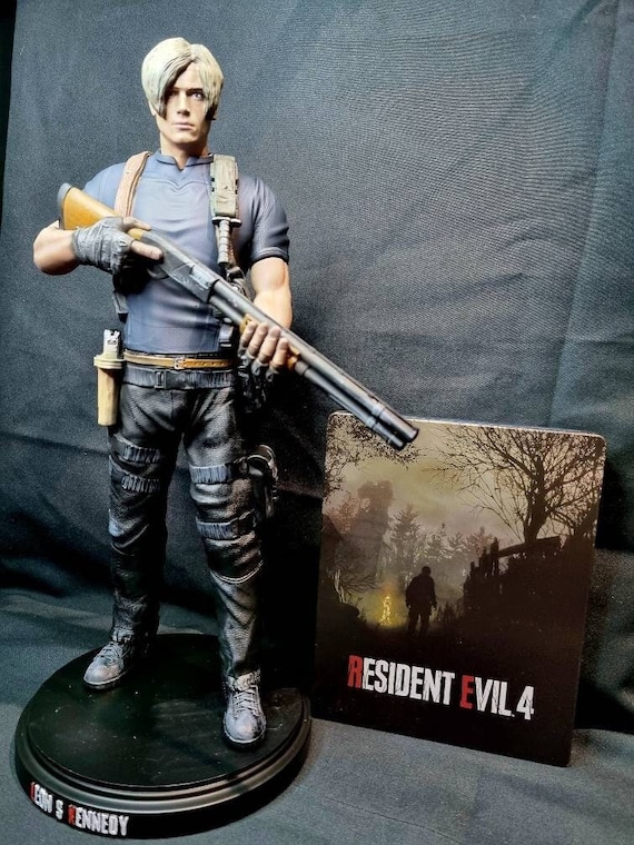 RE4 game cover made based on Leon's model of RE2 remake : r