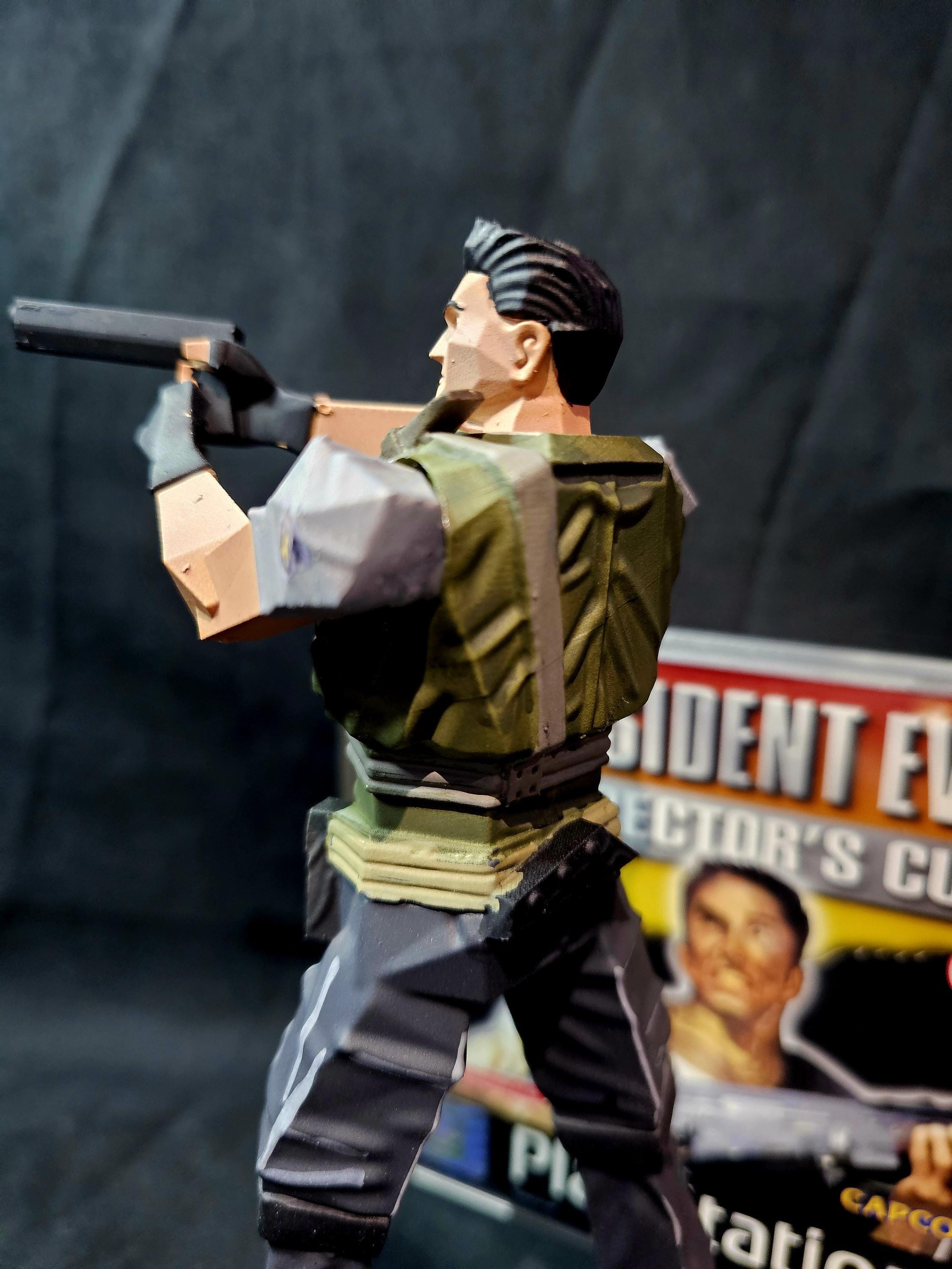 バイオハザード クリス・レッドフィールド ローポリシリーズ - Etsy 日本