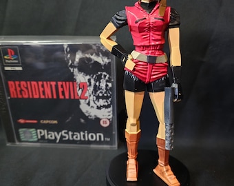 Resident Evil 2 Claire Redfield Low Poly series