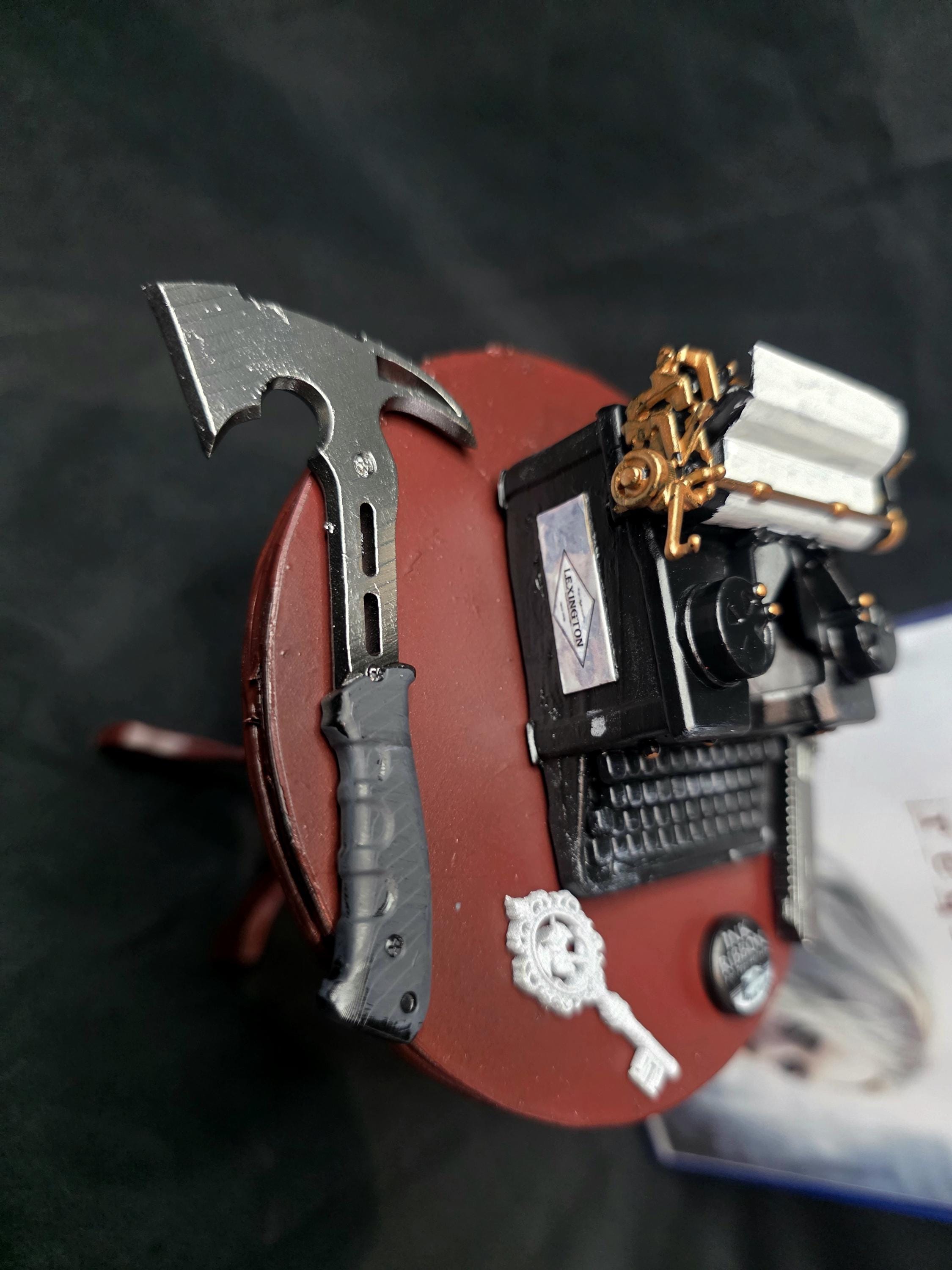 Typewriter Rdr2 Resident Evil Requiem Themed Typewriter and Table 1/6 Scale - Etsy