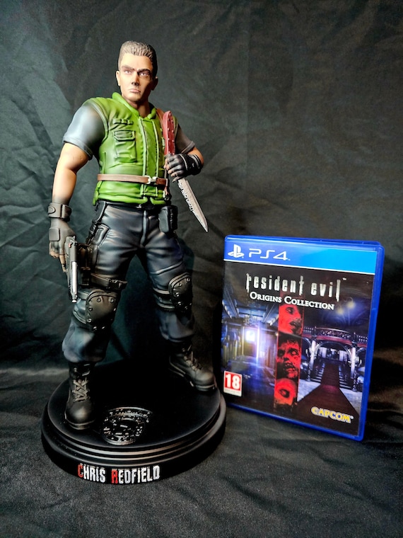 Resident Evil Chris Redfield STARS 1/6 Figure W/ Base 