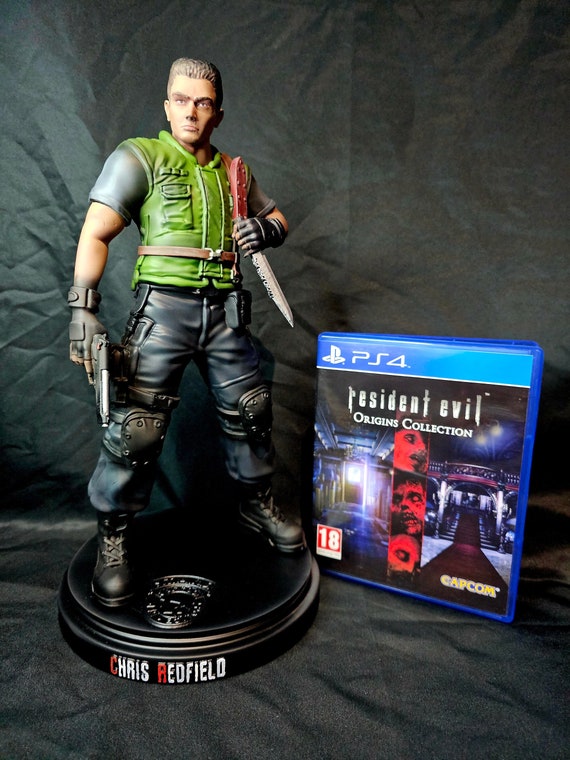 Resident Evil Chris Redfield STARS 1/6 Figure W/ Base 