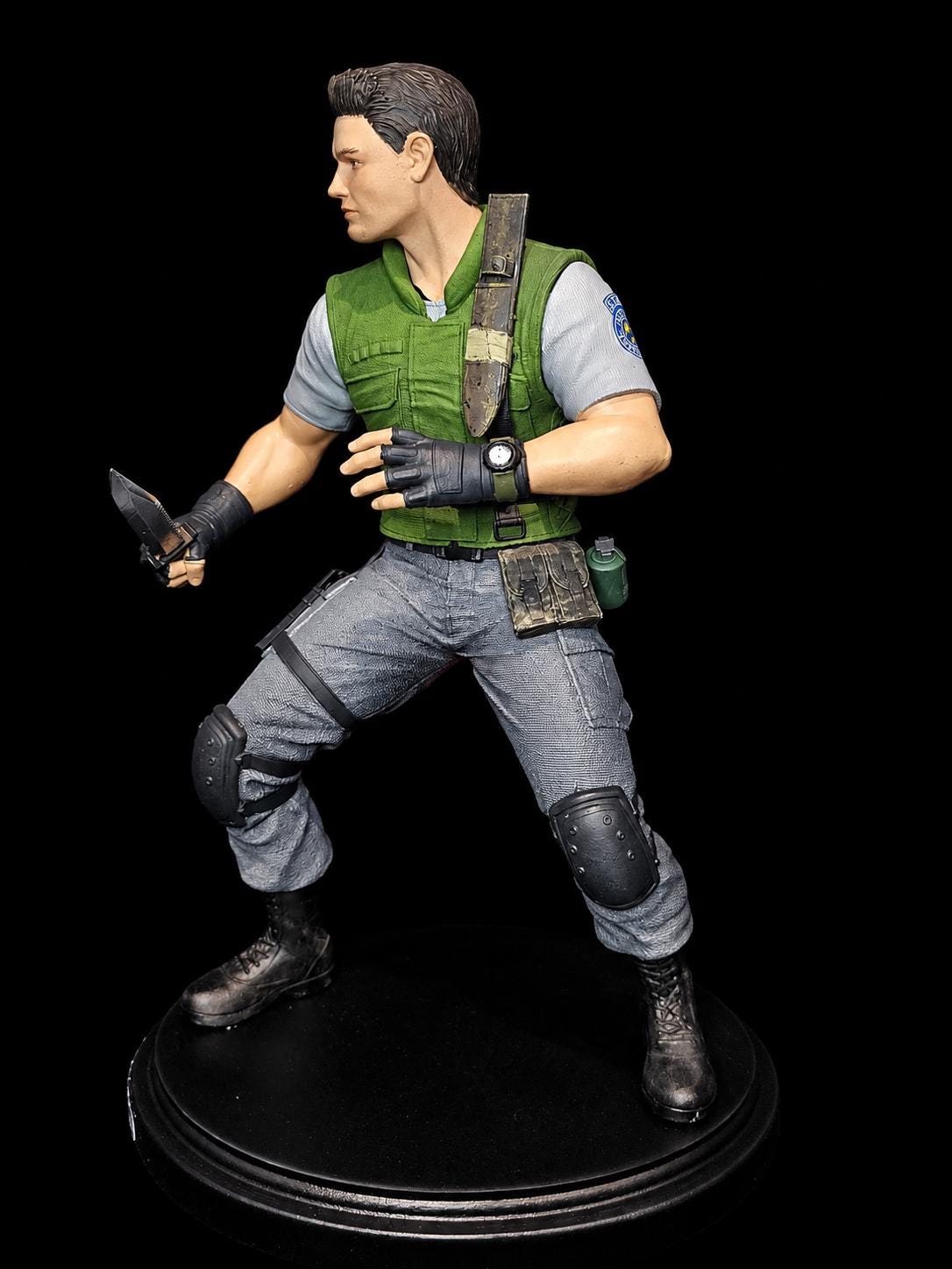 バイオハザード クリスレッドフィールド ガレージキット ガレキ スタチュー④ クリス・レッドフィールド STARS 1/6 スタチュー バイオハザード対応