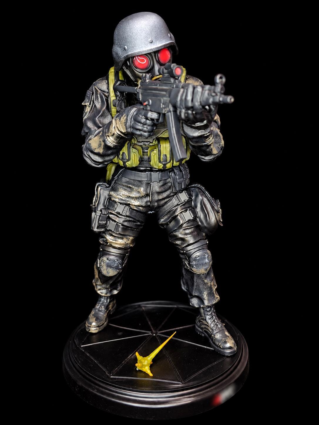 ハンク 1/6 フィギュア（取り外し可能なマズルフラッシュ付き）バイオ