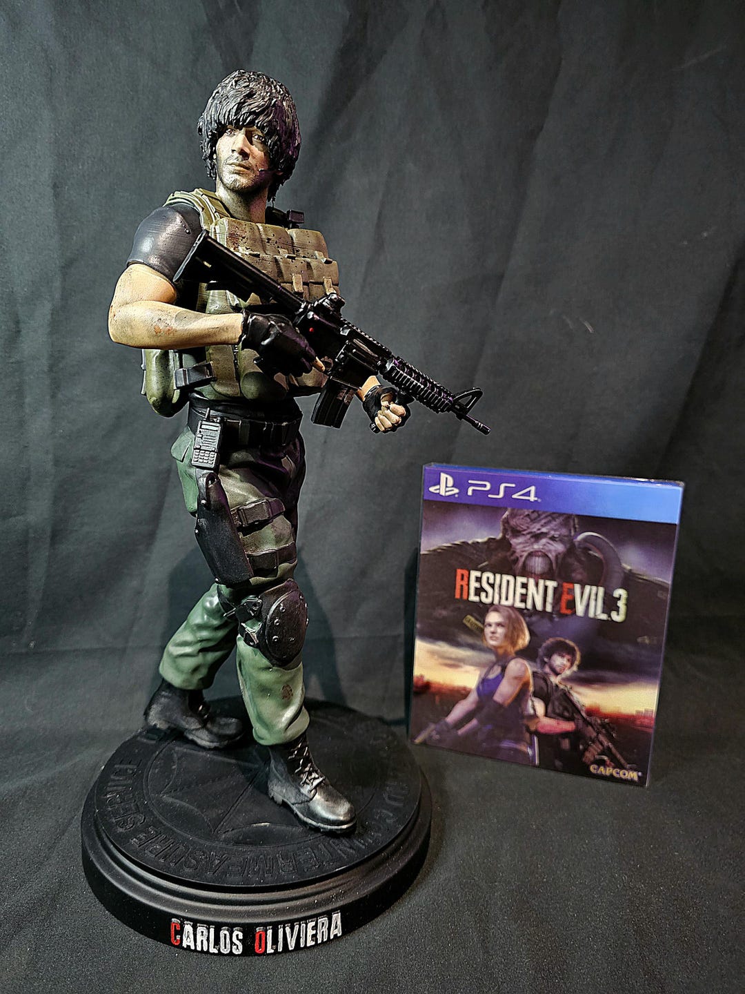 Carlos Oliveira Resident Evil 3 1/6 Figure W/ Base - Etsy
