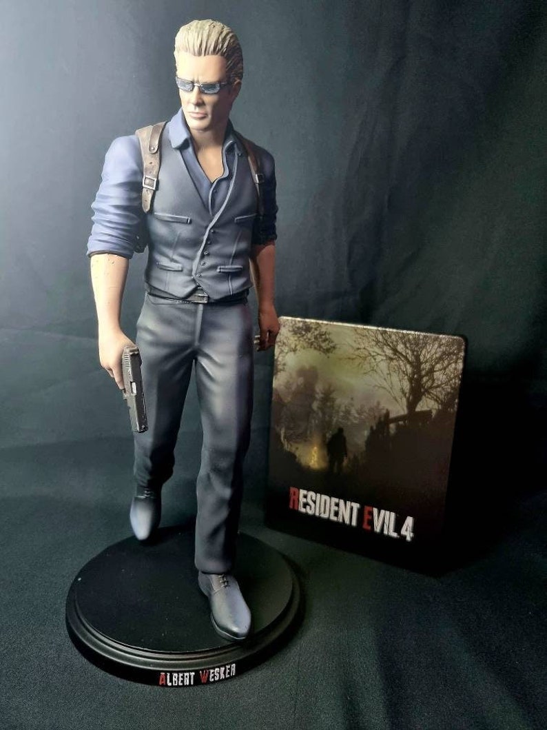 Resident Evil 4 Remake Albert Wesker 1/6 Statue Etsy