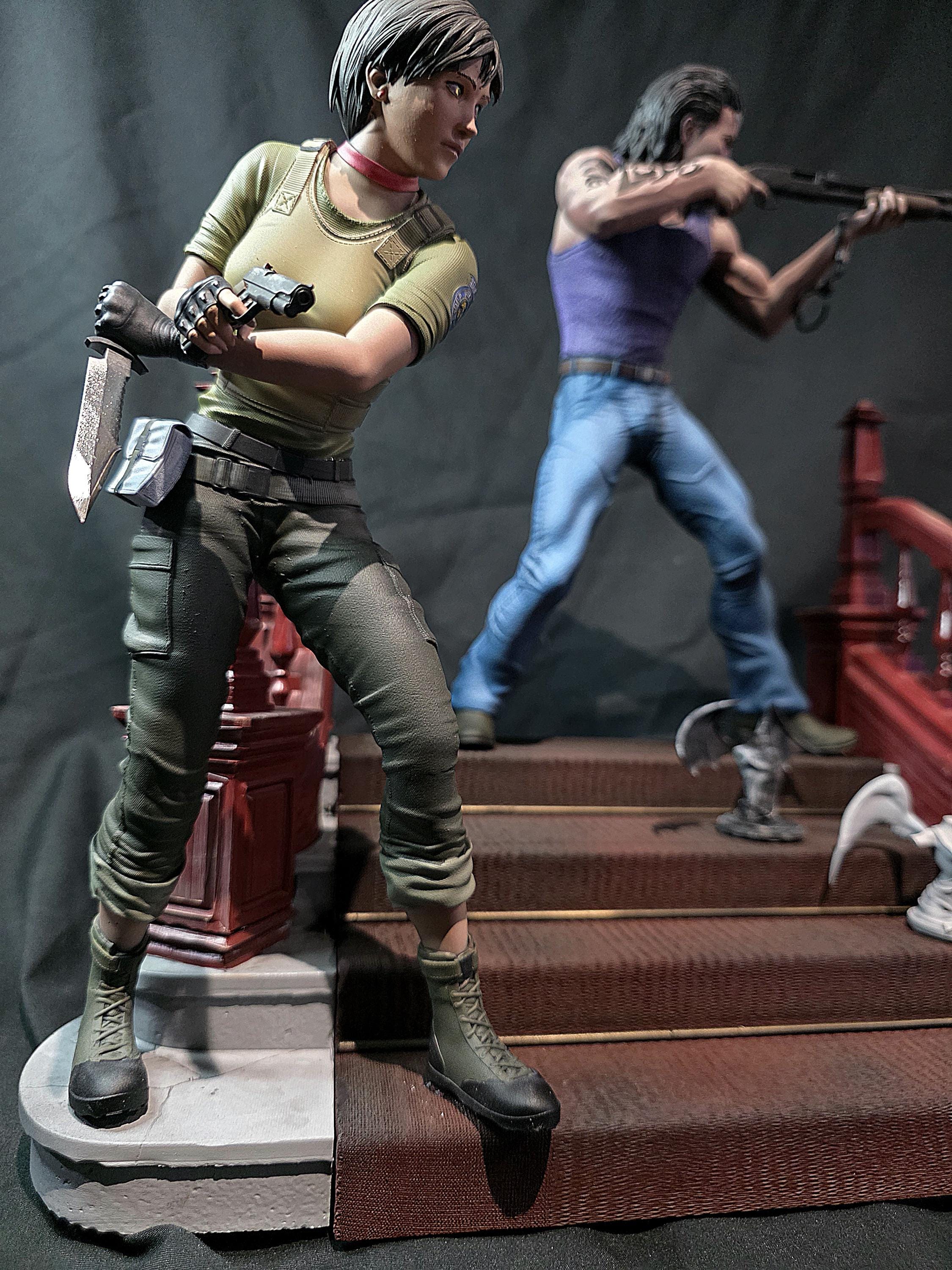 1/6 バイオハザード ゼロ ビリー＆レベッカ プレミアムスタチュー