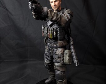 1/6スケール クリス・レッドフィールド スタチュー（交換可能なヘッド