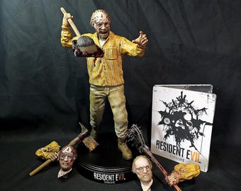 1/6 Resident Evil 7 Jack Baker premium statue with Interchangeable heads and arms