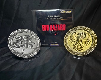 Resident Evil Wolf and Eagle Medals 1:1 replica prop