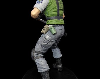 バイオハザード クリスレッドフィールド ガレージキット ガレキ スタチュー③ クリス・レッドフィールド STARS 1/6 スタチュー バイオハザード対応