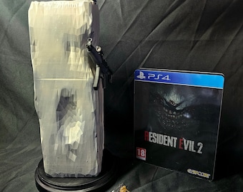 Large 12.5&quot; Resident Evil 2 Tofu Statue V2 with accessories