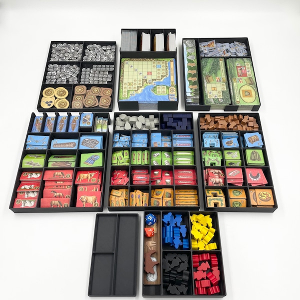 A Feast for Odin + The Norwegians Expansion Insert / Board Game Organizer